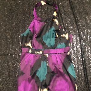 Silk halter dress